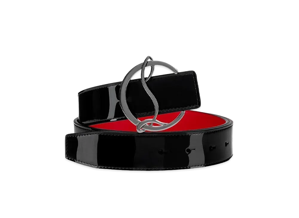 Christian Louboutin Cl Logo Belt "Black"