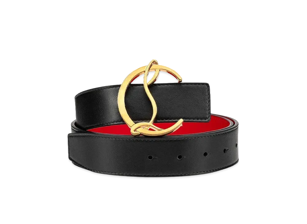 Christian Louboutin Cl Logo Belt "Black"