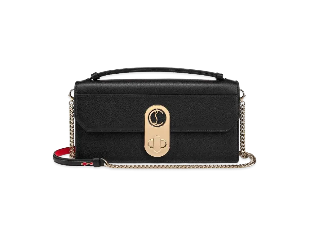 Christian Louboutin Elisa Baguette "Black/Gold"