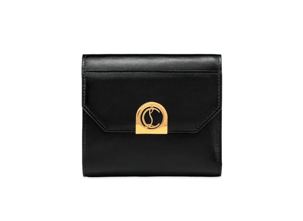 Christian Louboutin Elisa Compact Wallet "Black"