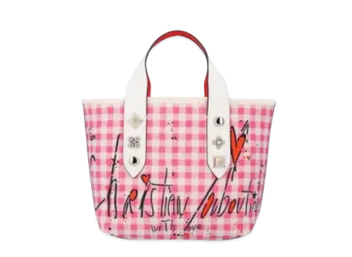 Christian Louboutin Frangibus Small "Pink White"