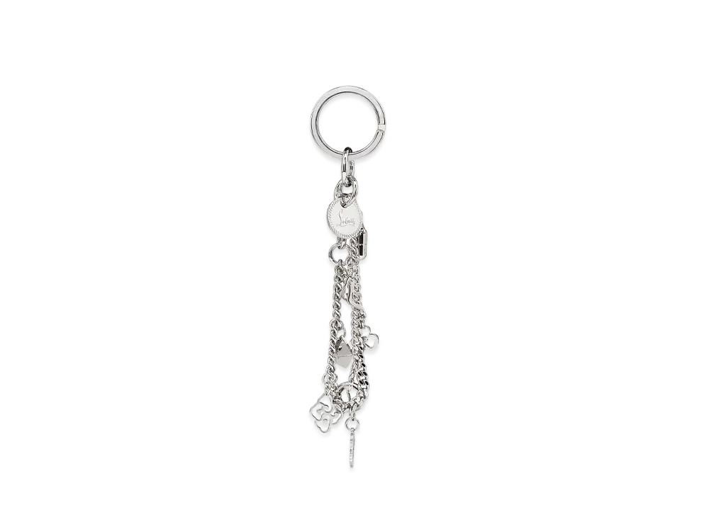Christian Louboutin Loubicharms Keyring "Silver"