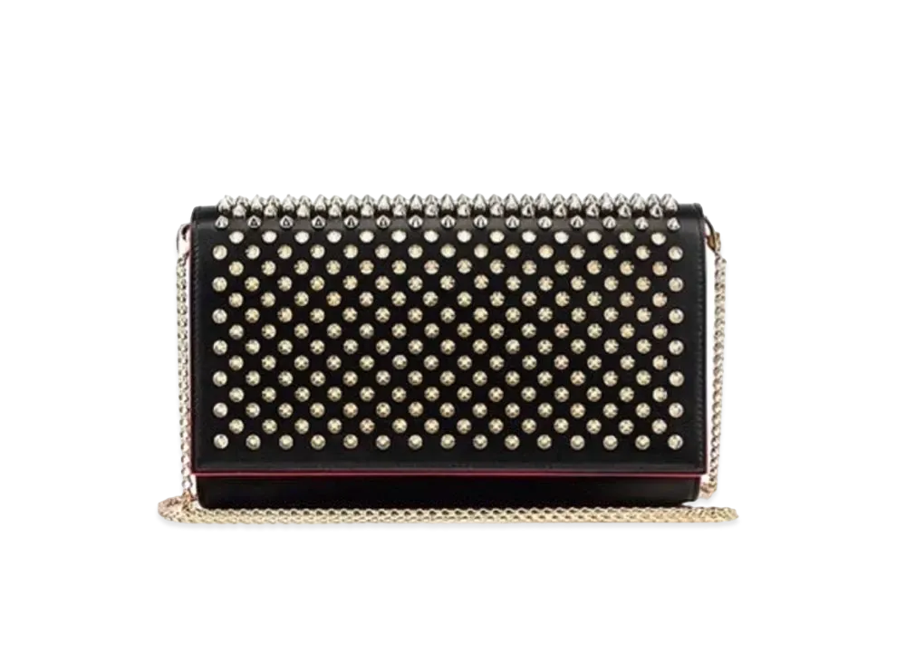 Christian Louboutin Paloma Clutch "Black/Brown/Gold"