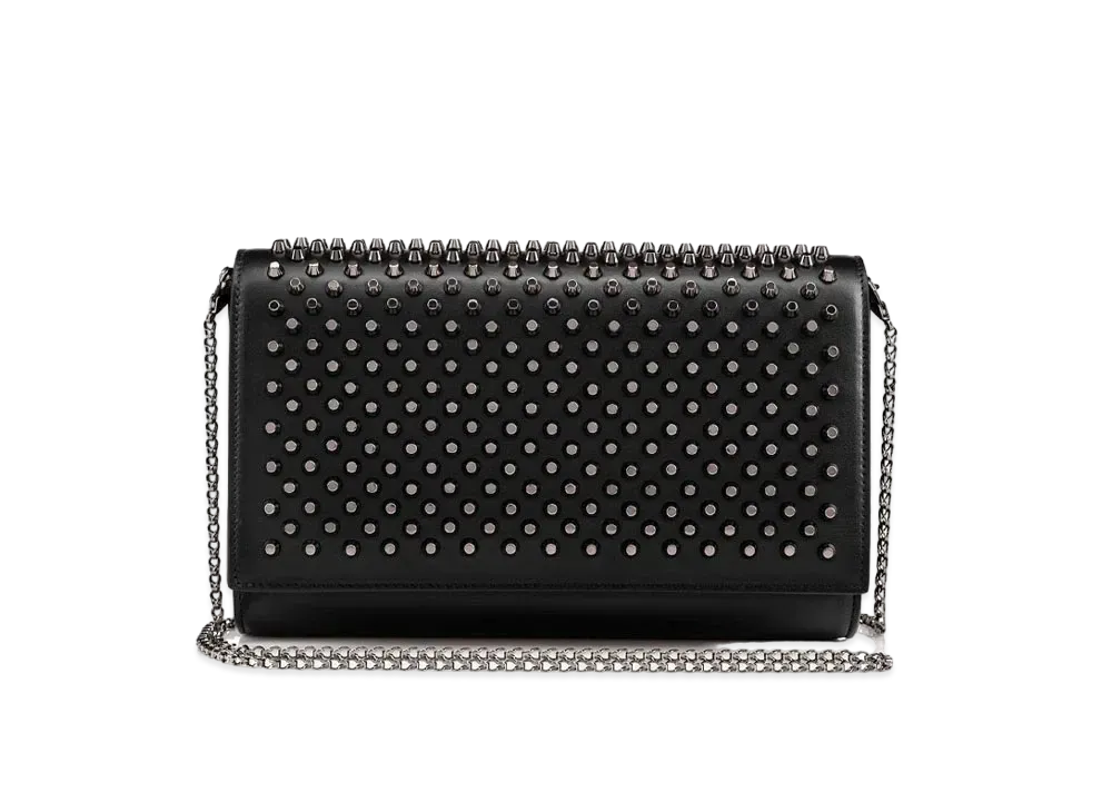 Christian Louboutin Paloma Clutch "Black/Gunmetal"