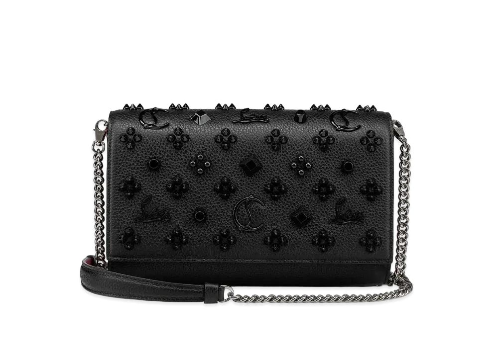 Christian Louboutin Paloma Clutch "Black/Ultrablack"