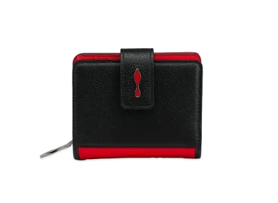 Christian Louboutin Paloma Mini Wallet "Black/Red"