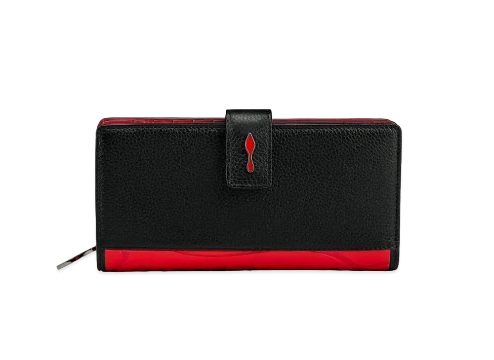 Christian Louboutin Paloma Wallet "Black/Red"