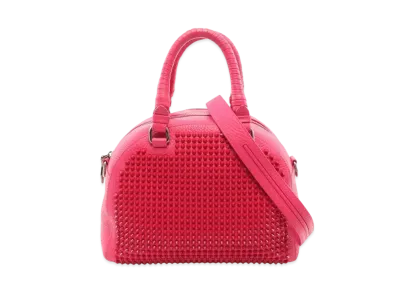 Christian Louboutin Panettone Studs Leather 2Way Bag "Pink"