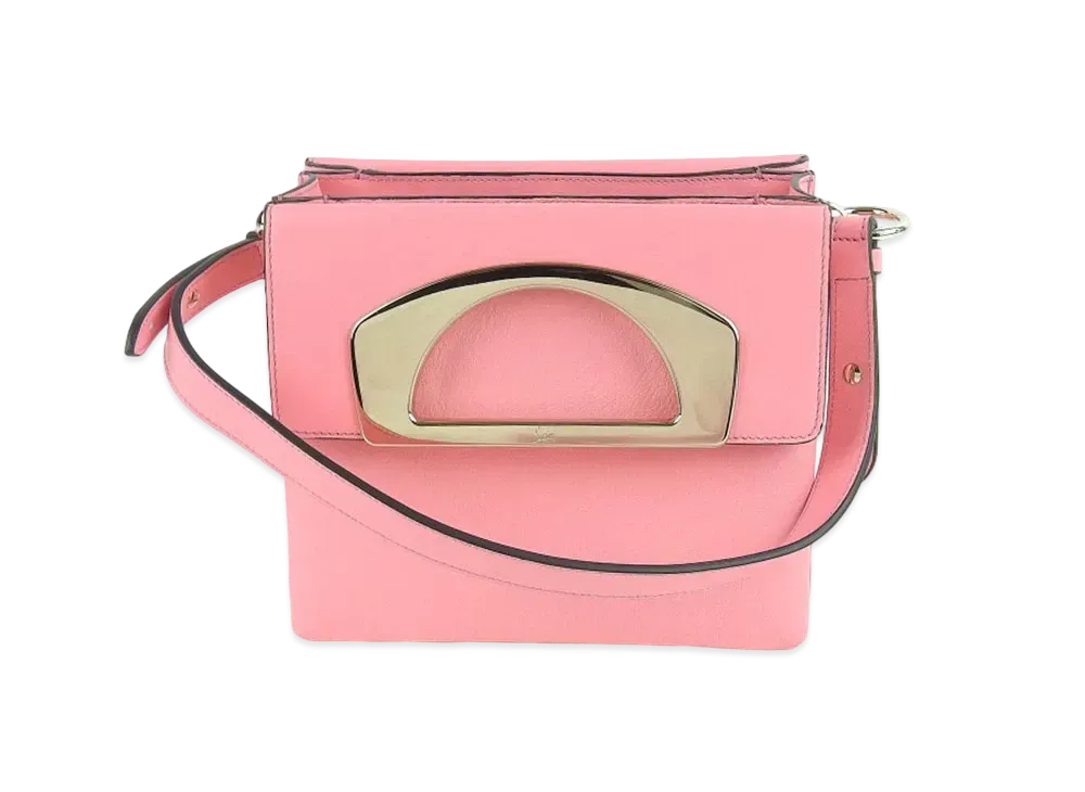 Christian Louboutin Passage Leather Shoulder Bag "Pink"