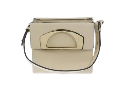 Christian Louboutin Passage Leather Shoulder Bag "Gray"