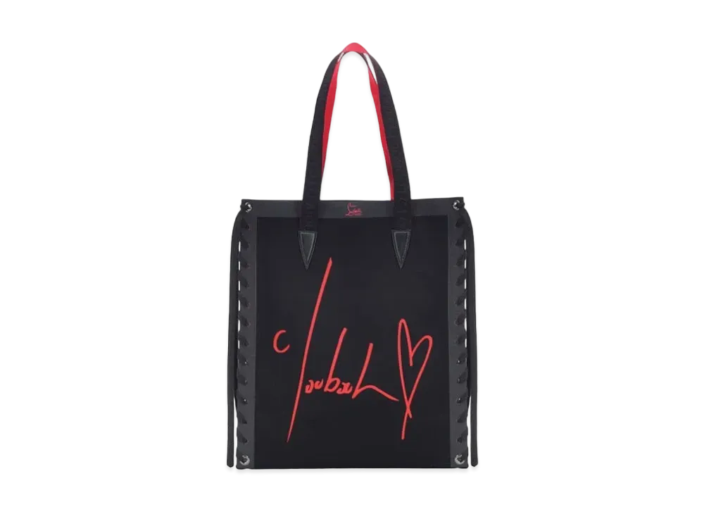 Christian Louboutin Cabalace Canvas Tote Bag "Black"