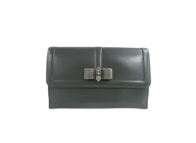 Christian Louboutin Sweet Charity Leather Long Wallet "Black"
