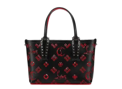 Christian Louboutin Cabata E/W Mini "Black/Red"