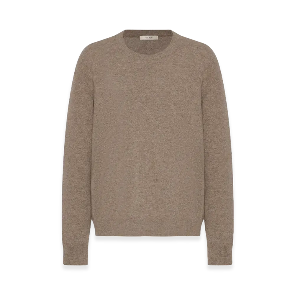 The Row Women's Misael Cashmere Sweater "Light Pebble"