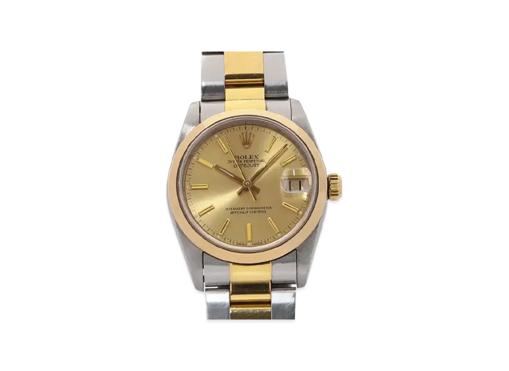 ROLEX Datejust "Champagne/Stainless Steel/Yellow Gold"