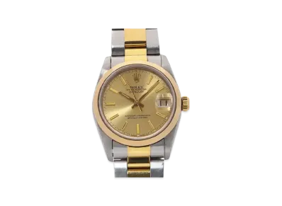 ROLEX Datejust "Champagne/Stainless Steel/Yellow Gold"