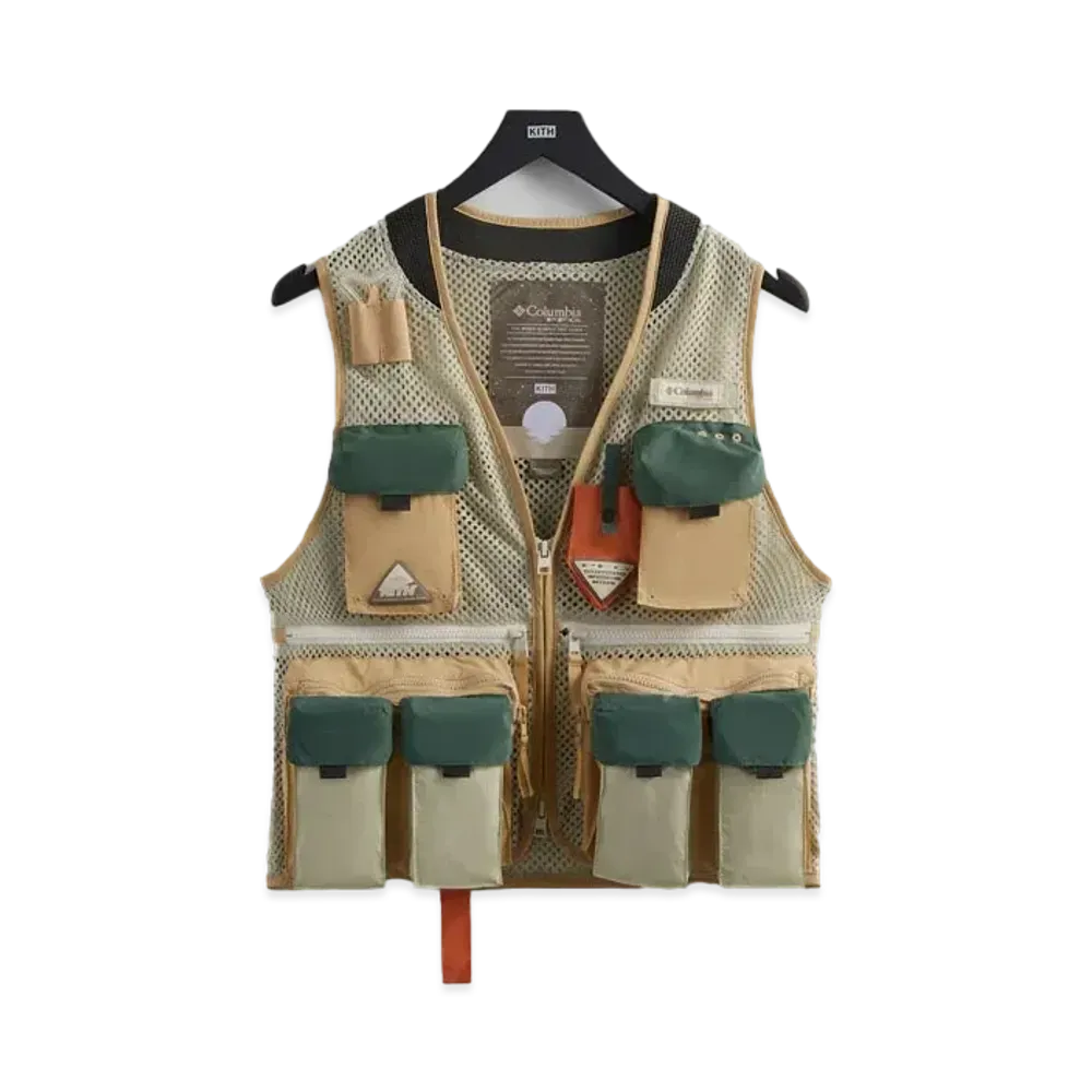 Kith x Columbia PFG Cool Creek Vest "Light Aloe"