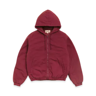 Stussy Ripstop Work Jacket "Burgundy"