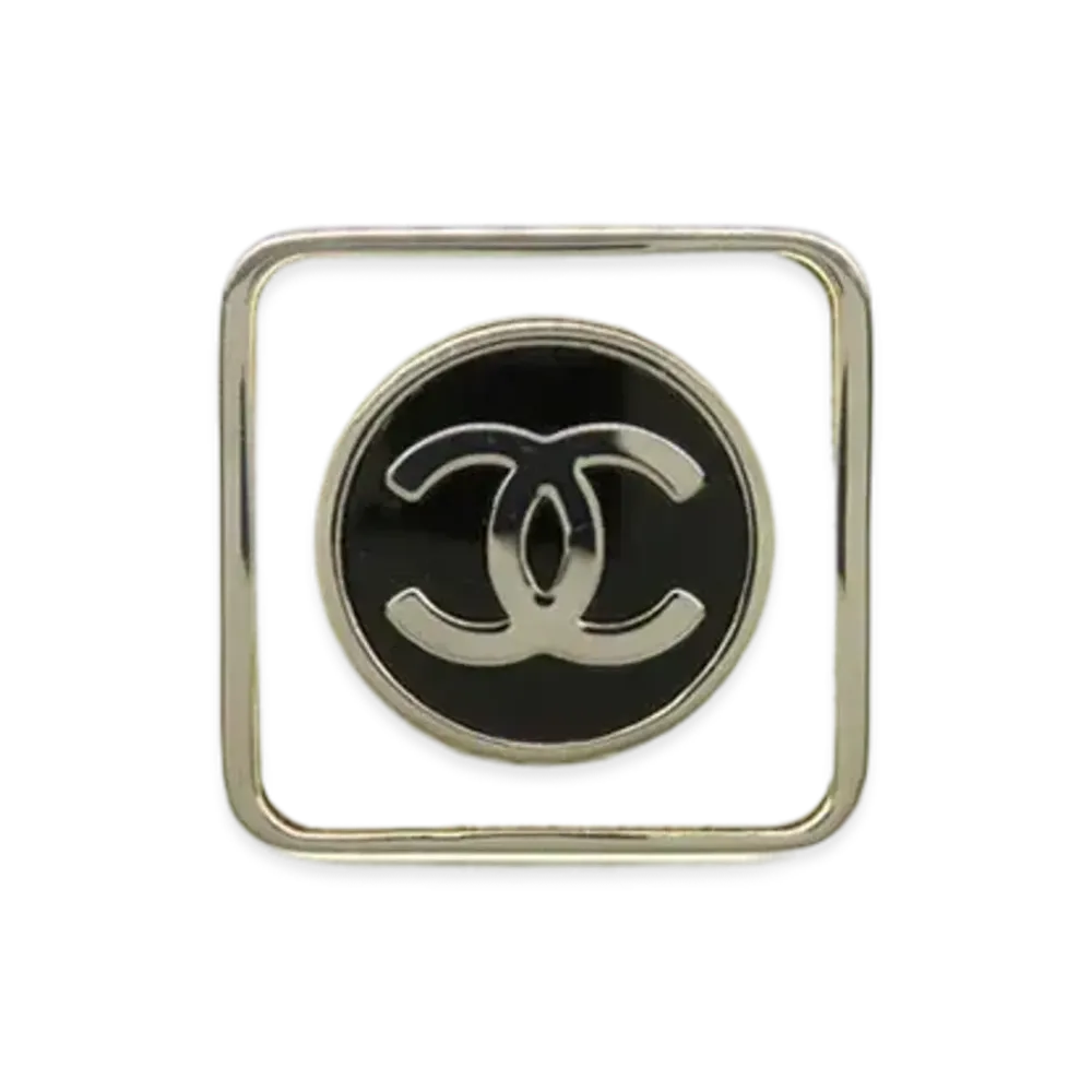 CHANEL Coco Mark Square Ring "Gold"