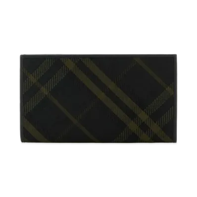Burberry Printed E-Canvas Wallet "Printed"