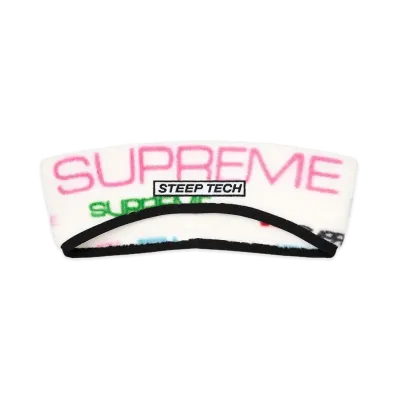 Supreme x The North Face Tech Headband "White Pink" NN52150I / NF0A7QH4