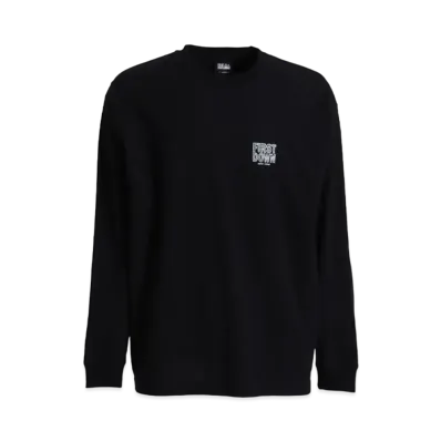 FIRST DOWN PRINT L/S T "Black"