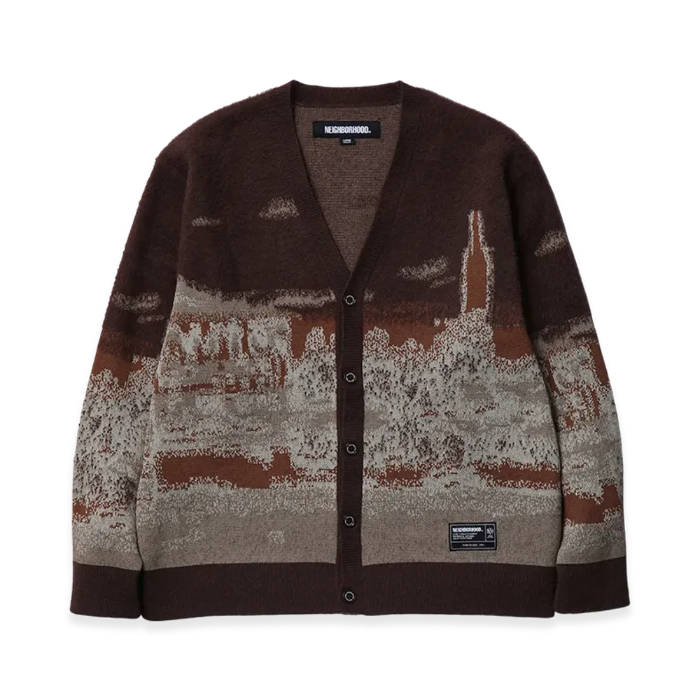 NEIGHBORHOOD Jacquard Cardigan "Brown"