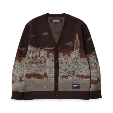 NEIGHBORHOOD Jacquard Cardigan "Brown"