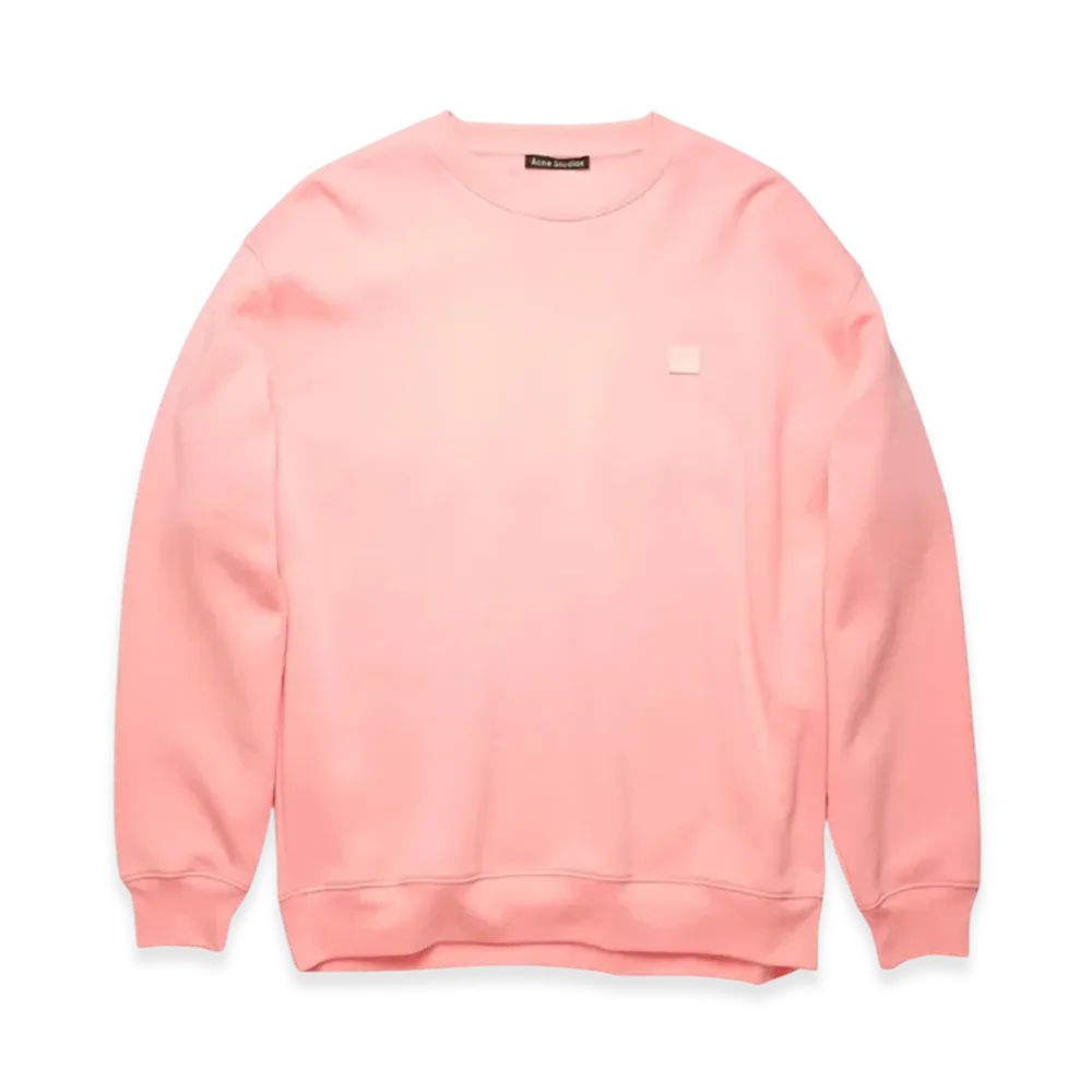 Acne Studios Forba Face Crewneck Sweatshirt "Blush Pink"