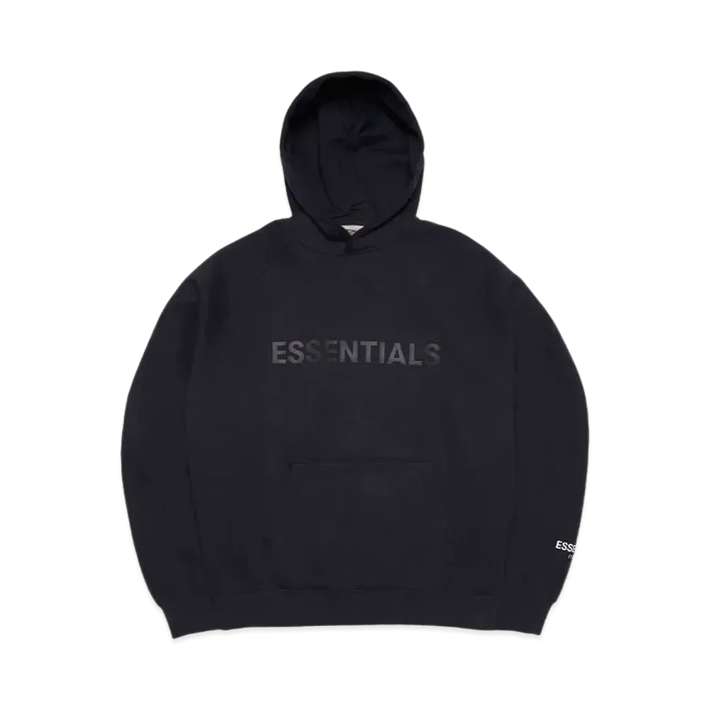 FEAR OF GOD ESSENTIALS / SSENSE 3D Silicon Applique Pullover Hoodie "Dark Navy"
