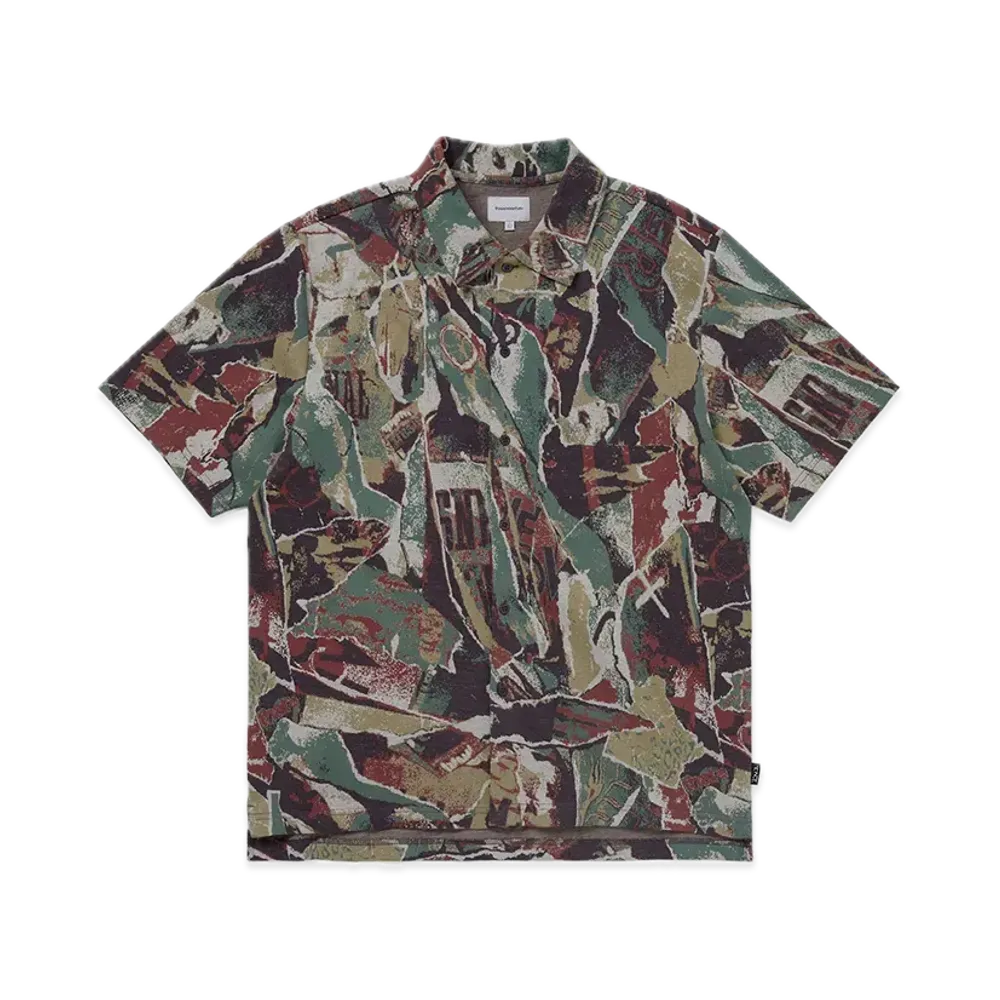 thisisneverthat Jacquard Pattern Button Up Top "Multi"