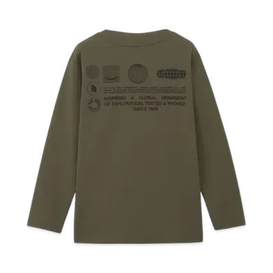 The North Face Kids Long Sleeve Sunshade Tee "New Taupe"