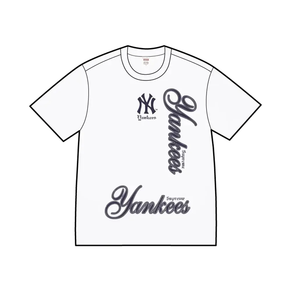 Supreme x MLB Teams Tee NY "White"