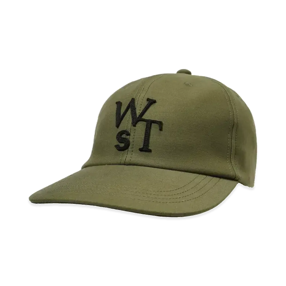 WTAPS x sacai Cotton Back Satin Cap 01 / Cap / Cotton Back Satin "Olive Drab" 2423234D-HT01S / 25-0931S