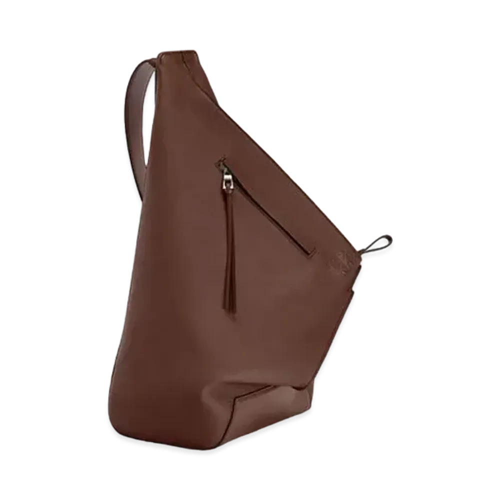 LOEWE Small Anton Backpack In Soft Grained Calfskin "Cognac"