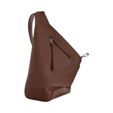 LOEWE Small Anton Backpack In Soft Grained Calfskin "Cognac"