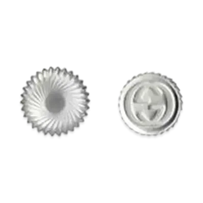 GUCCI Square And Round Stud Earrings