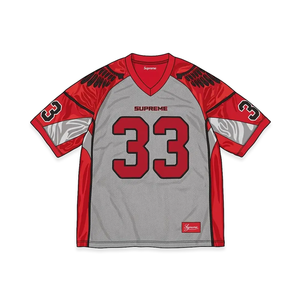 Supreme Wings Football Jersey "Grey"