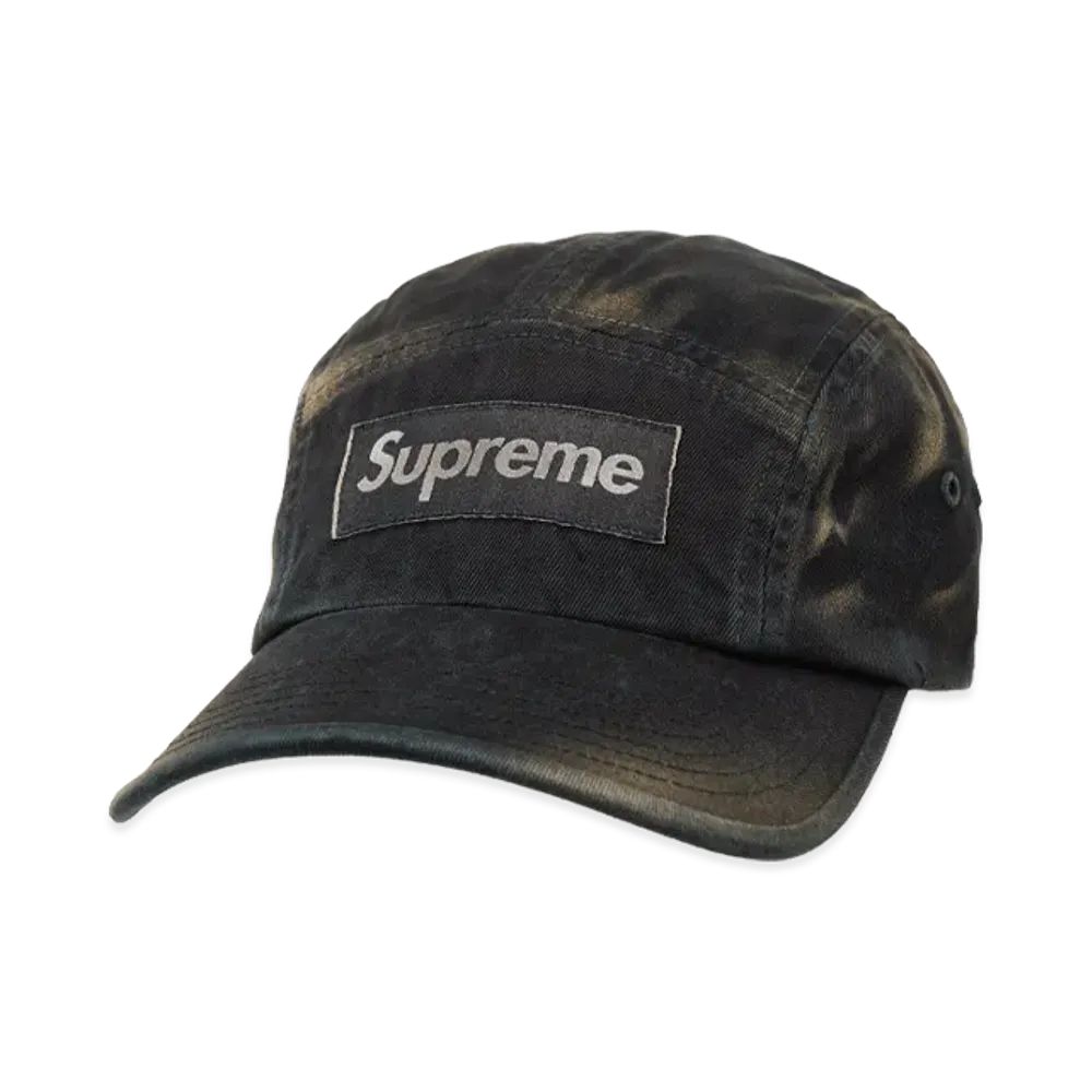 Supreme Overdyed Camp Cap (25FW) "Black"