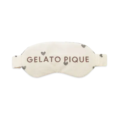 GELATO PIQUE Sleep Variation Print Eye Mask "Ivory"