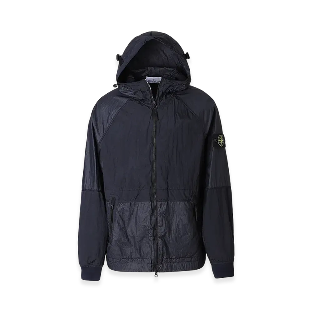 Stone Island Hooded Blouson 42020 Nylon Metal Watro-TC in Econyl Regenerated Nylon "Navyblue"