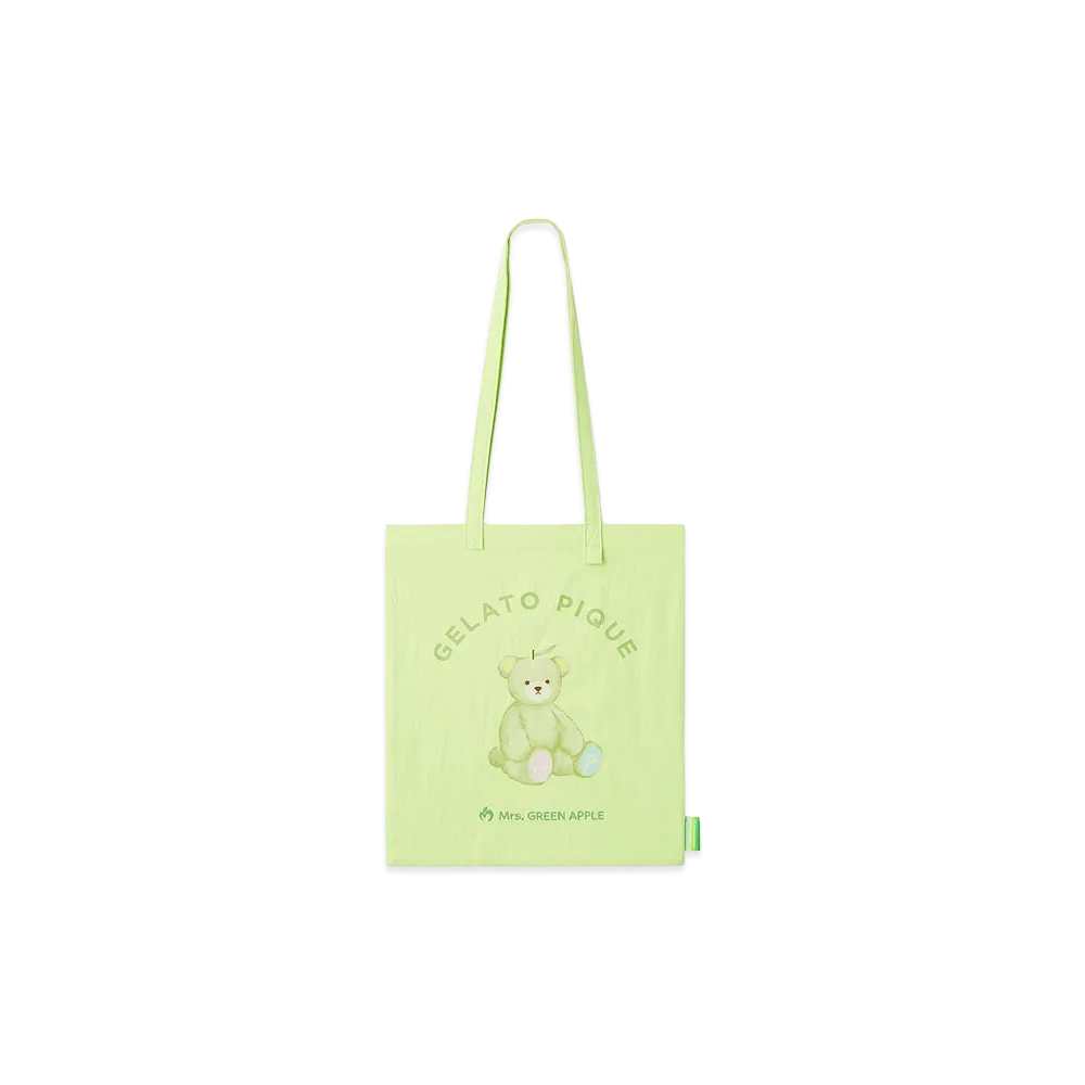 GELATO PIQUE x Mrs. GREEN APPLE One Point Tote Bag "Green"