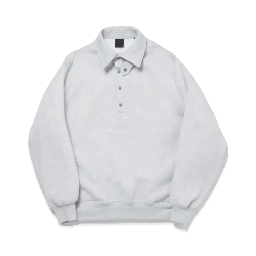 DAIWA PIER39 Tech Sweat Snap Pullover "Top Gray"