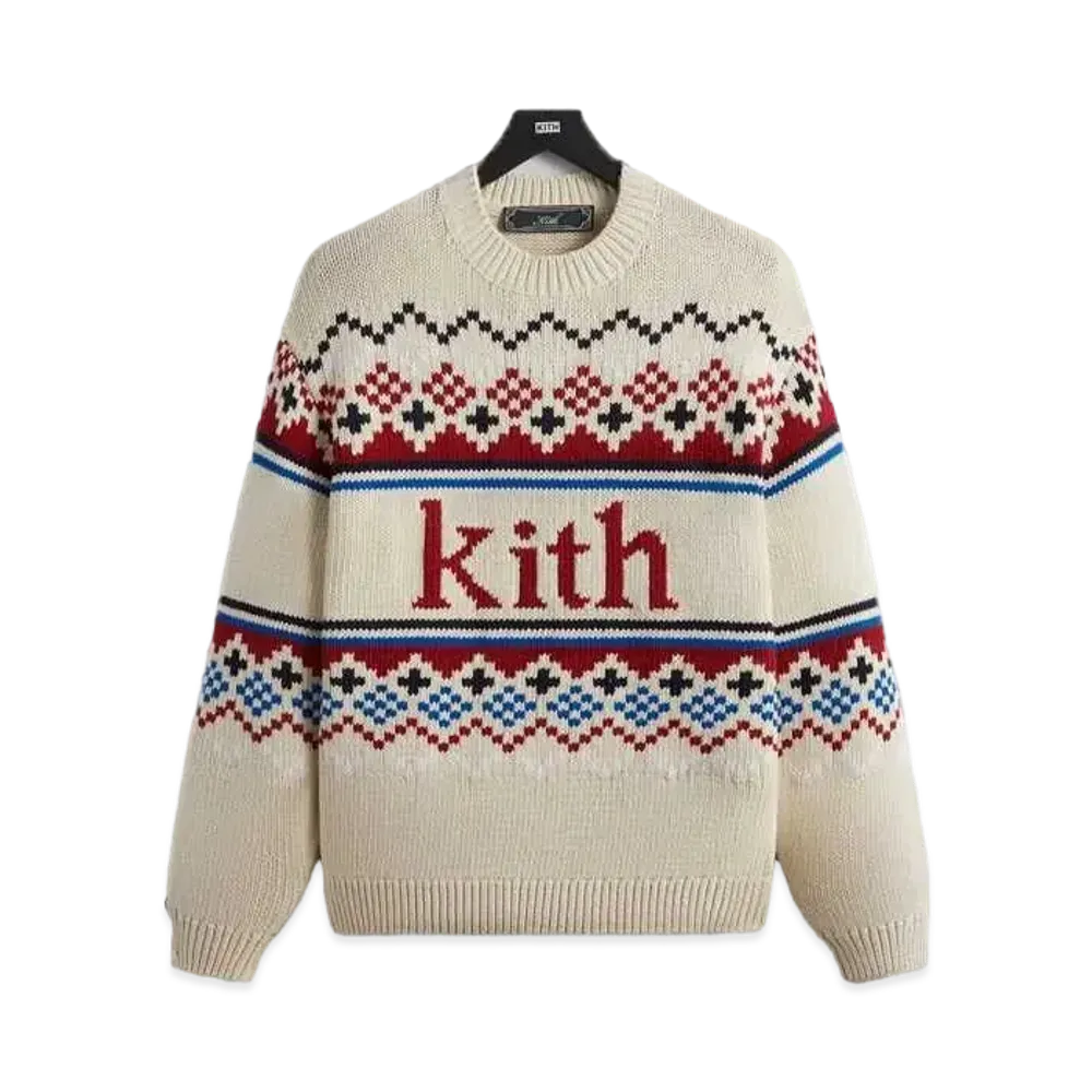 Kith Kithmas Fairisle Sweater "Sandrift"
