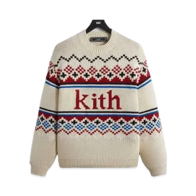 Kith Kithmas Fairisle Sweater "Sandrift"