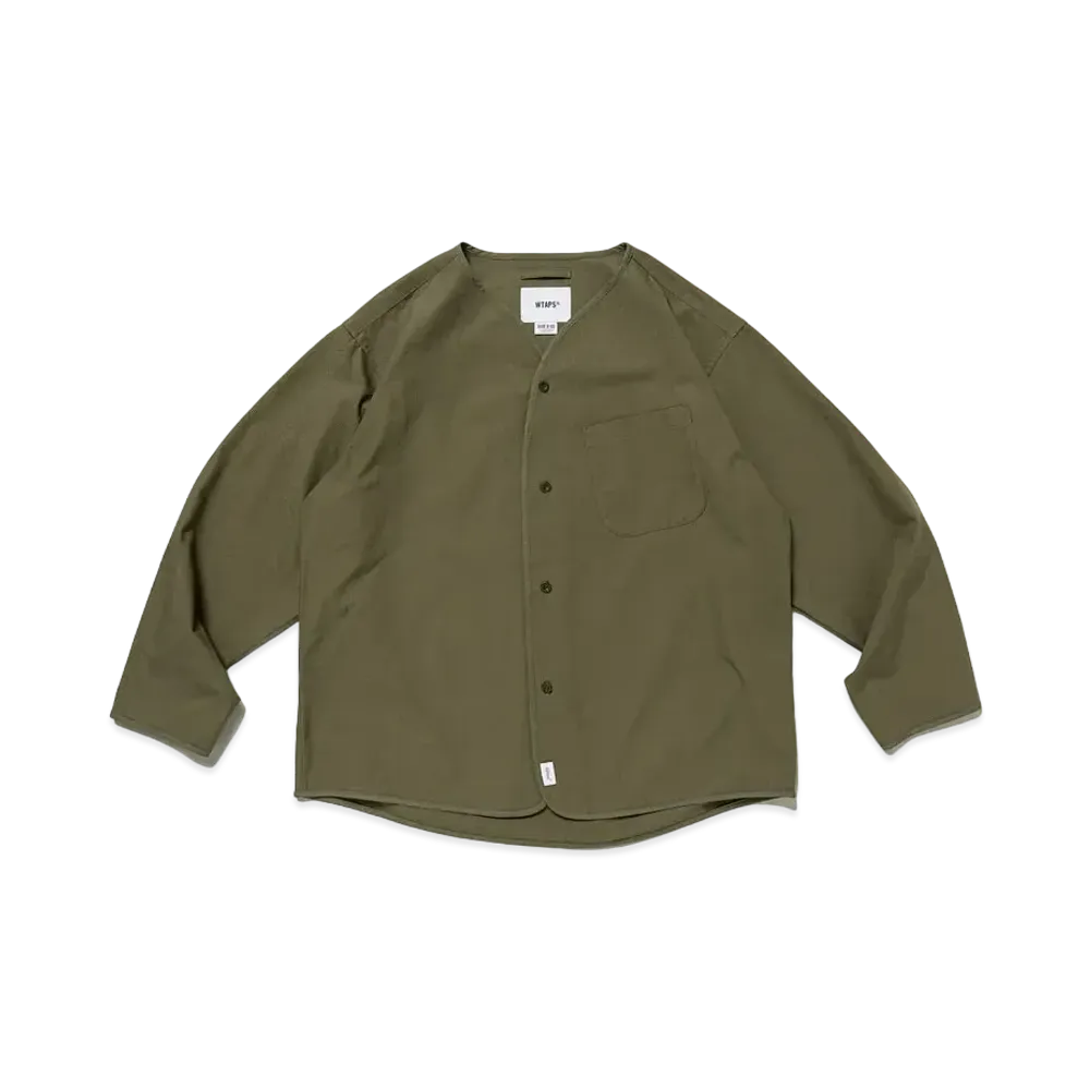 WTAPS Scout / LS / Cotton. Ripstop. Sign "Olive Drab"