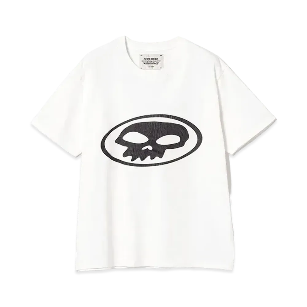 BEAMS x FUTURE ARCHIVE Skull Print Tee "White"