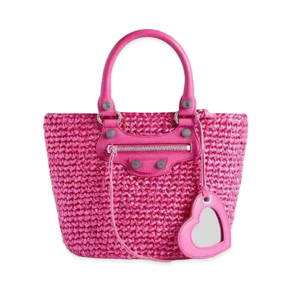 BALENCIAGA Le Cagole Small Panier "Pink"