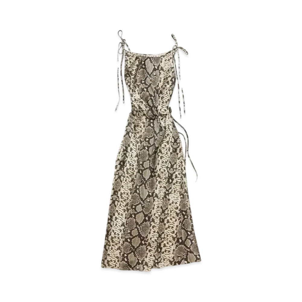 Acne Studios Satin Dress "Python"