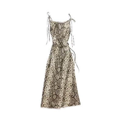 Acne Studios Satin Dress "Python"
